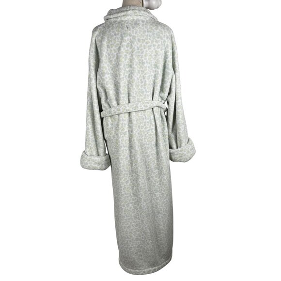 Like new PINE CONE HILL Animal Print (White, Yellow, Gray/Blue) Robe One Size - Picture 3 of 8